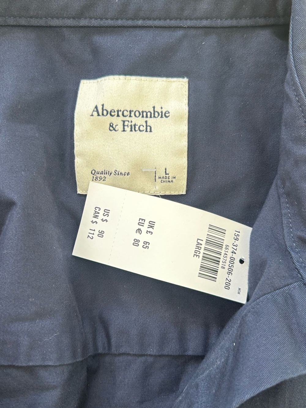 Abercrombie & Fitch Utility Skort Dress in Dark Indigo - Picture 7 of 7